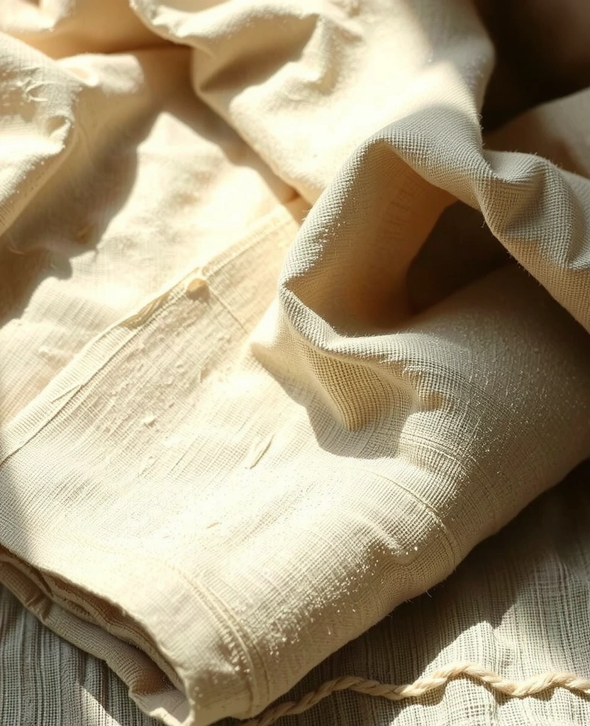 Tekstura lnu symbolizująca przejrzystość