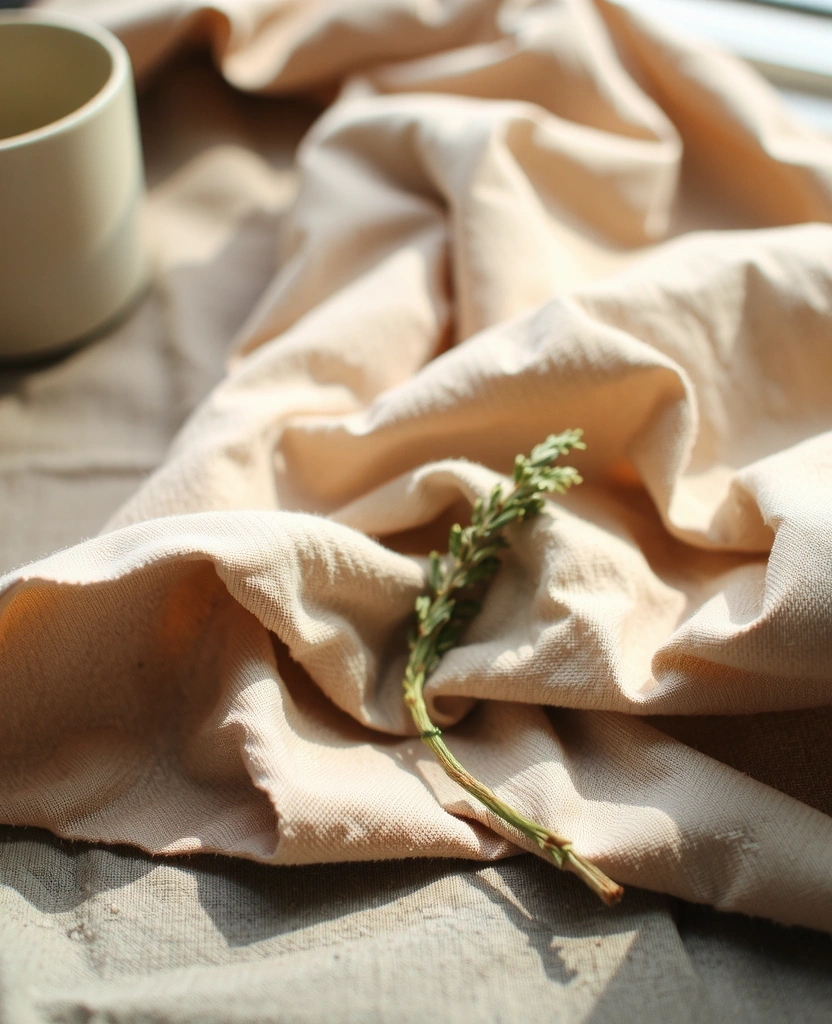 Tekstura lnu i natura